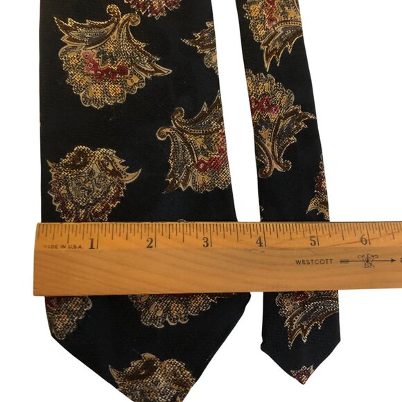 Robert Talbott Best Of Class Nordstrom Silk Tie Navy Paisley Mens Necktie Office - Picture 3 of 7